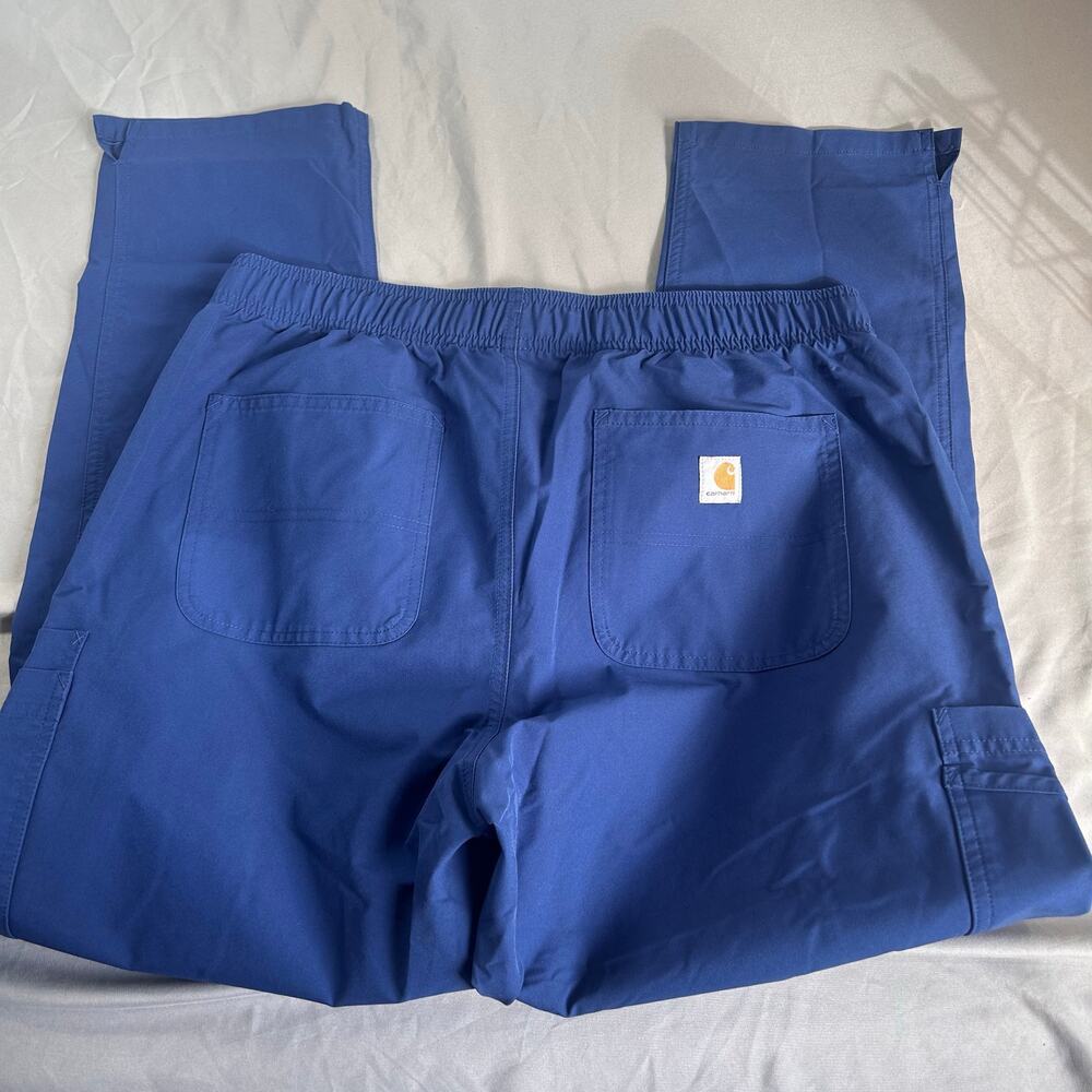 Carhartt Women's Navy Blue scrub pants C51213 Large Petite - Picture 5 of 6